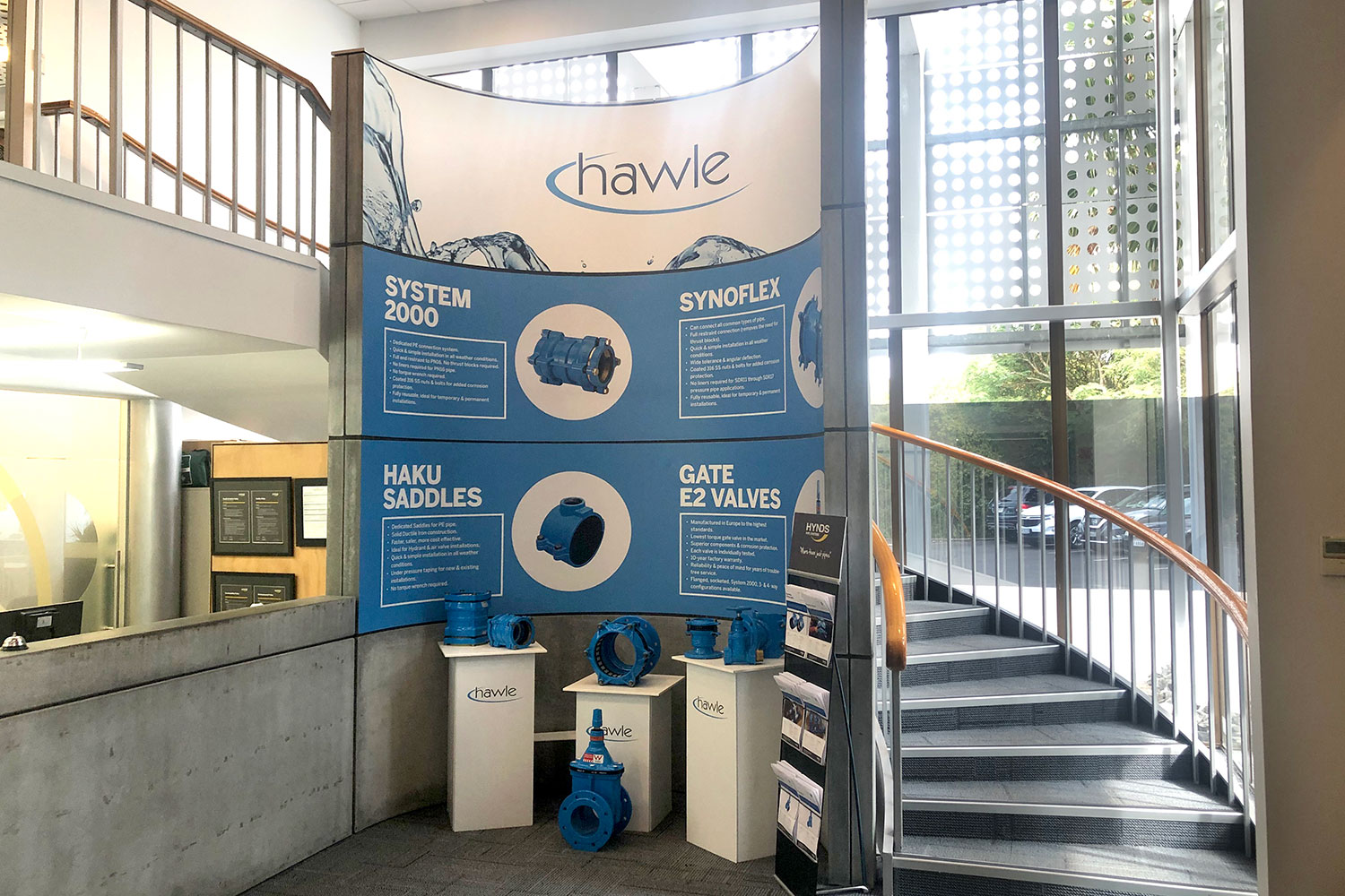 Hynds - Hawle Foyer Display