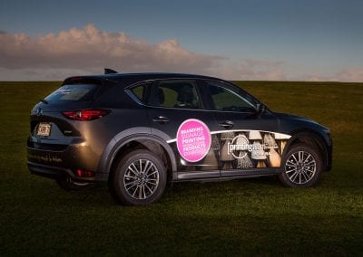 Printing com Papakura night safety reflective partial vehicle wrap by Number 1 Signs